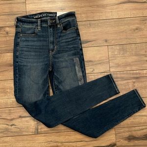 NWT American Eagle "Highest Rise" Ne(X)t Level Stretch Jegging Size 0/25W
